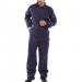 Beeswift Cotton Drill Boilersuit Navy Blue 34