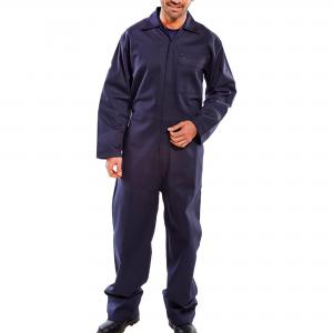 Beeswift Fire Retardant Boilersuit Navy Blue 46 CFRBSN46