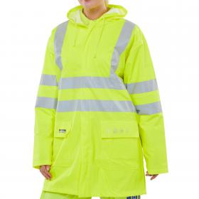 Beeswift Fire Retardant Anti-Static Jacket Saturn Yellow 5XL CFRLR55SY5XL