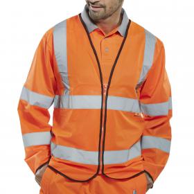 Beeswift Fire Retardant Hi-Vis Jerkin Orange L CFRPKJORL