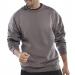 Beeswift Polycotton Sweatshirt Grey XL