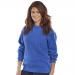 Beeswift Polycotton Sweatshirt Royal Blue L