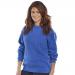 Beeswift Polycotton Sweatshirt Royal Blue XL