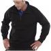 Quarter Zip Sweatshirt Black XL