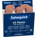 Salvequick Waterproof Plasters Refill Pack 6X45 Plasters  (Box of 6) CM0542