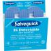 The image displays a box containing six blue Cederroth Salvequick detectable plasters refill packs, each containing 35 plasters. The box is labeled with the product name and is mainly blue in color with white and yellow accents. The plasters are individually wrapped and feature the Cederroth logo.