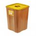 Woodsafe Sharps Bin Lid And Screw Fit Cap 50 Ltr CM0928