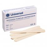 Click Medical Universal Wooden Tongue Depressor Un975 (Box of 100) CM0969