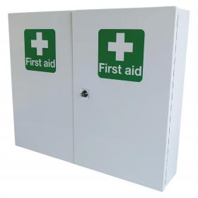 Click Medical Double Door Metal First Aid Cabinet  CM1121