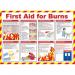 First Aid For Burns Poster 