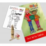 Click Medical First Aid For Children Pack With Coloured Pencils  CM1323