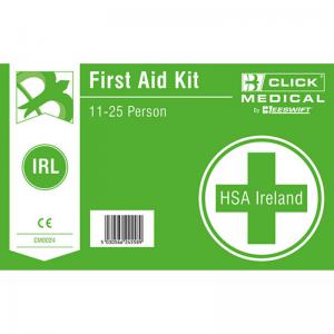 Click Medical 11-25 hsa irish 1ST aid kit lab cw eyewashburn dressing