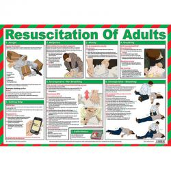 Click Medical Resuscitation of adults guide A605 CM1360