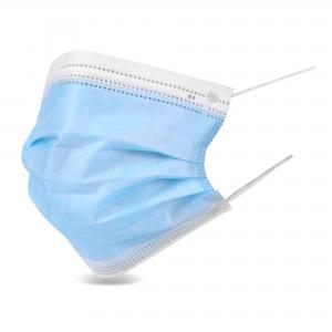 Beeswift Disposable Protective Face Mask Box 2000 Blue  White  Box of