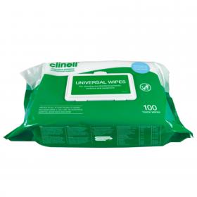 Clinell Clinell Universal Wipes Pack 100 CM1907