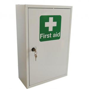 Click Medical BS8599-12019 MEDIUM FIRST AID KIT IN FIRST AID CABINET