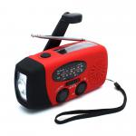 Click Medical Solar Multi-Function Emergency Radio And Led Torch Red CM7047