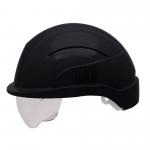 Centurion Vision Plus Safety Helmet With Integrated Visor Black 