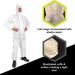 Cn4013E Disposable Coverall Type 5 / 6 White Large