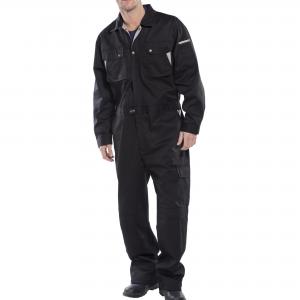Beeswift Premium Boilersuit Black 42 CPCBL42