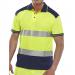 Polo Shirt Two Tone Saturn Yellow / Navy L