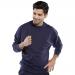 Beeswift Premium Sweat Shirt Navy Blue XL