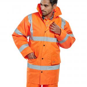 Beeswift High Visibility Constructor Jackets Orange Xl Ctjengorxl