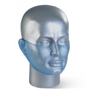 Image of Beeswift Disposable Beard Snood Blue Box of 12 DBSBL