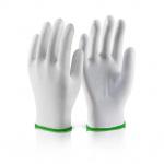 Beeswift POLYESTER KNITTED LINER GLOVE WHITE LGE (SIZE 9)  Pk10 EC11NL
