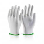 Beeswift Polyester Knitted Liner Glove White M (Box of 10) EC11NM