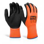 Beeswift Glovezilla Latex Thermal Glove Orange L (Pack of 10) GZ105ORL