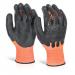 Cut Resistant Fully Coated Impact Glove Orange L