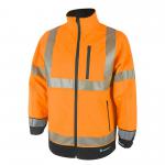 Beeswift High Visibility  Two Tone Softshell Orange / Black S HVTT040ORBLS