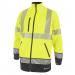 High Visibility  Two Tone Softshell Saturn Yellow / Navy XL