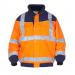 Furth High Visibility Simply No Sweat Pilot Jacket Two Tone Orange / Navy L