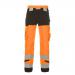 Hertford High Visibility Trouser Two Tone Orange / Black 30