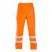 Nagoya Multi Hydrosoft Flame Retardant Anti-Static High Visibility Waterproof Trousers Orange 3XL