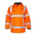 Uithoorn Simply No Sweat High Visibility Waterproof Parka Orange 3XL