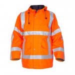 Hydrowear Uithoorn Simply No Sweat High Visibility Waterproof Parka Orange S HYD072360ORS
