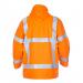 Hydrowear Uithoorn Simply No Sweat High Visibility Waterproof Parka Orange XL HYD072360ORXL