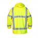 Uitdam Simply No Sweat High Visibility Waterproof Jacket Saturn Yellow 3XL