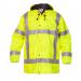 Uitdam Simply No Sweat High Visibility Waterproof Jacket Saturn Yellow XL