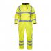 Ureterp Simply No Sweat High Visibility Waterproof Coverall Saturn Yellow L