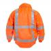 Moers Multi Simply No Sweat Flame Retardant Anti-Static High Visibility Waterproof Pilot Jacket Orange 3XL