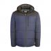 JCB Unisex Padded Jacket With Hood NavyBlack SML JCB006NBLS