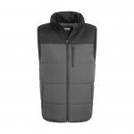 JCB Unisex Padded Gilet GreyBlack XS JCB007GYBLXS