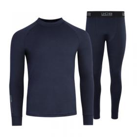 JCB Unisex Base Layer Set Navy LGE JCB019NL