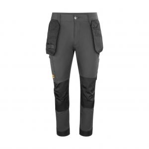 JCB Mens 4-Way Stretch Holster Pocket Trouser Dark Shadow 38R