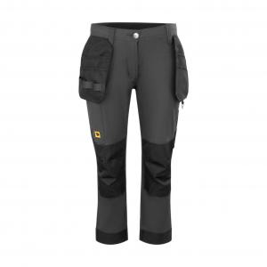 JCB Ladies 4-Way Stretch Holster Pocket Trouser Dark Shadow 16R