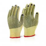 Beeswift Reinforced Mediumweight Dotted Glove 09 KGMWD09